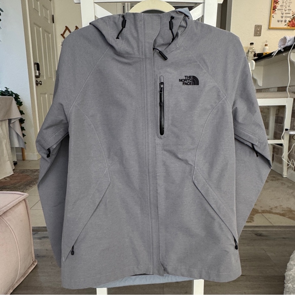 North Face Dryzzle Rain Jacket - Women’s Medium - Grey Heather